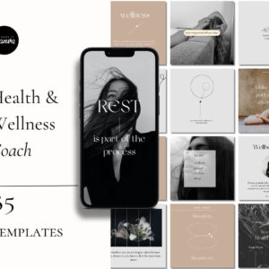 IDEAL FOR: -Nutrition Coaches -Wellness Coaches -Health Coaches -Life Coaches -Self Care Coaches -Self Help Coaches -Yoga Teachers -Bloggers -Content Creators