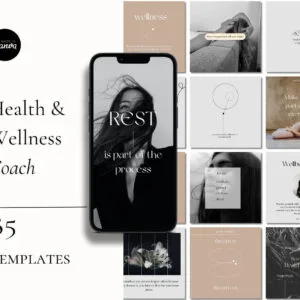 IDEAL FOR: -Nutrition Coaches -Wellness Coaches -Health Coaches -Life Coaches -Self Care Coaches -Self Help Coaches -Yoga Teachers -Bloggers -Content Creators