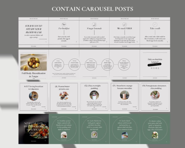 Ultimate Nutrition Coach Social Media Pack – Boost Your Online Presence - Transform your nutrition coaching business with our Ultimate Nutrition Coach Social Media Pack! This comprehensive bundle features 85 stunning templates in two optimal sizes: Posts (1080 x 1080) and Stories (1080 x 1920), specifically designed to elevate your Instagram game.
