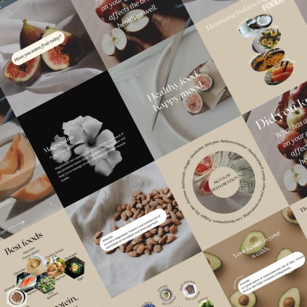 Ultimate Nutrition Coach Social Media Pack – Boost Your Online Presence - Transform your nutrition coaching business with our Ultimate Nutrition Coach Social Media Pack! This comprehensive bundle features 85 stunning templates in two optimal sizes: Posts (1080 x 1080) and Stories (1080 x 1920), specifically designed to elevate your Instagram game.