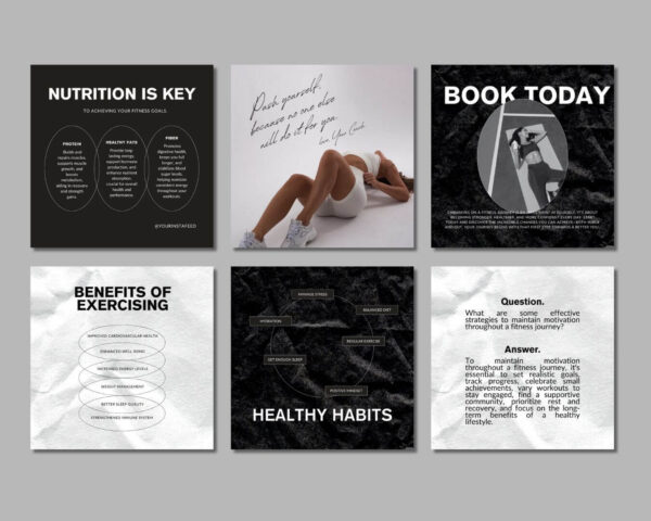 Engaging, customizable social media contents for fitness coaches, coaching and pilates and yoga instructors, get a healthy life, consistency, health and wellness coaching, nutrition coaching, fitness motivation tips, fitness content creator, fitness motivation, fitness models