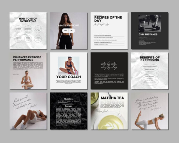 Pilates Teachers Fitness Coach Instagram Pack Fitness Social Media Pilates Girl Fitness Girl Instagram Posts Princess pilates girl instagram tiktok